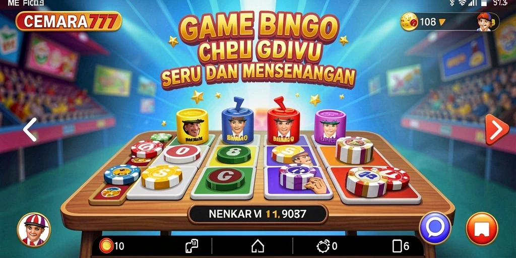 Tangkapan layar gameplay CEMARA777 menampilkan keseruan bermain Bingo.