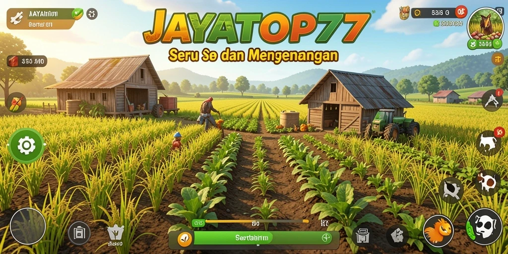 Screenshot JAYATOP77 menampilkan suasana pertanian yang sejuk dan mengasyikkan.