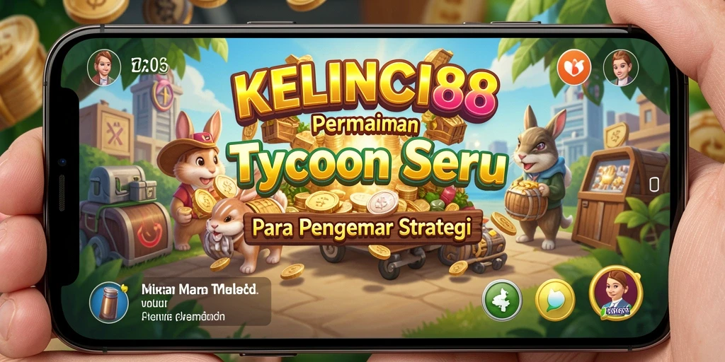 Gameplay menarik dari KELINCI88 menampilkan keseruan mengelola bisnis Tycoon.