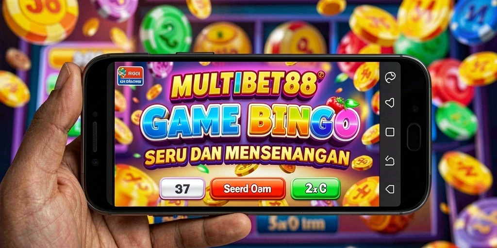 Tampilan gameplay seru di MULTIBET88 saat bermain Bingo.
