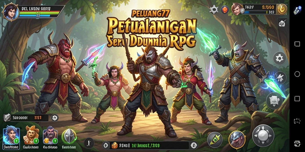 Tangkapan layar utama PELUANG77 menampilkan adegan pertempuran yang mendebarkan.