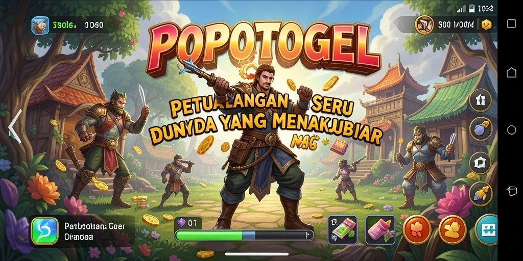 Tampilan gameplay seru dari POPOTOGEL yang menakjubkan.