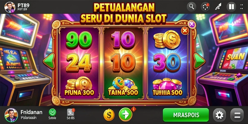 Tampilan gameplay PT89 yang mengasyikkan dan berwarna.