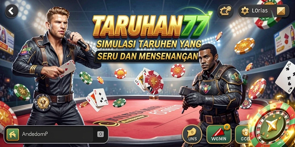 Tampilan menarik dari gameplay TARUHAN77 yang seru dan interaktif.