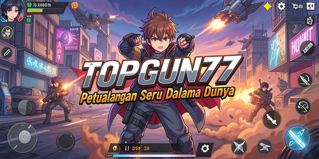 Gameplay seru dan grafis memukau di TOPGUN77.