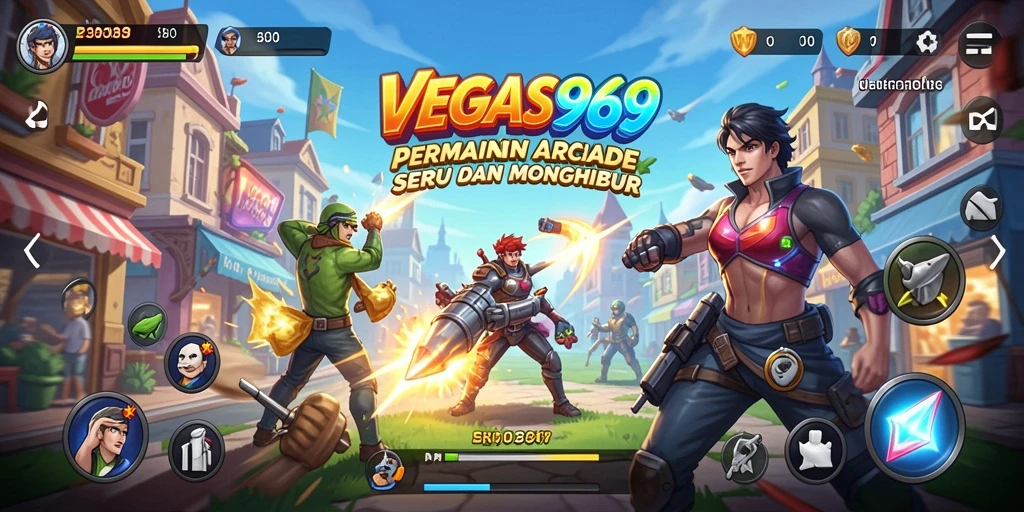 Tampilan aksi seru dari gameplay <strong>VEGAS969</strong> yang menegangkan.